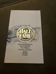 WWE HOF Class Of 2007 Program Signed By 4. JSA COA WWF - Picture 1 of 6