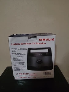 SIMOLIO Portable Wireless TV Speakers with Dialogue Clarifying, 621D Complete  - Picture 1 of 7