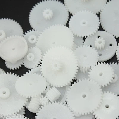 F13  / Set 70 Kunststoff Zahnräder verschiedene Größen - Bild 1 von 2