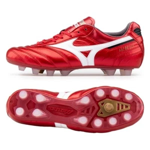 Mizuno Morelia II JP P1GA250160 Red Mens Football Soccer Cleats Shoes - Picture 1 of 7