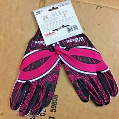 Guantes Wilson Receptores Cáncer de Mama Rosa Adulto BB4 Foto 1 de 4