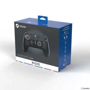 Wireless Hori pad Controller for Steam Midnight Black HPC-055 - Picture 1 of 7