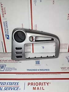 2003-2008 Toyota Matrix Pontiac Vibe Dash Radio Bezel Vent Trim Panel Silver OEM - Picture 1 of 10