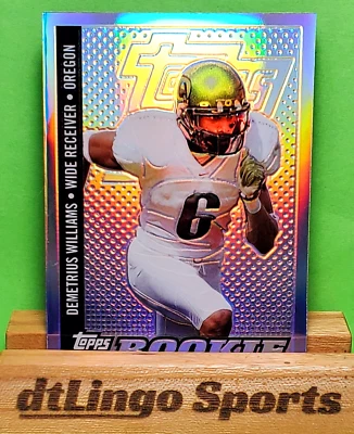 2007 Topps DPP DeMETRIUS WILLIAMS #121 Ravens Rookie "Refractor" - Image 1 of 4