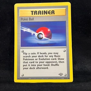 PokemonTrainer Card Poke Ball 64/64 Non-Holo 1999 Jungle Set WOTC - Imagen 1 de 2