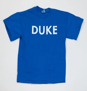 Vintage 90s Y2K Duke University Blue Devils T Shirt Short Sleeve Men's Medium - Picture 1 of 8