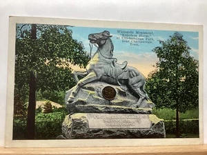 Monumento a Wisconsin, caballo sin jinete: Chickamauga Park, TN - Postal de colección - Imagen 1 de 3