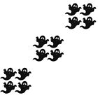  12 Pcs Black Gifts Halloween Table Decor Ghost Napkin Rings Buckle