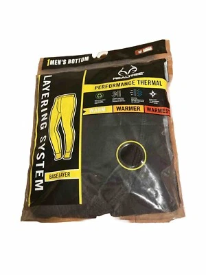 Thermal Men Bottom Med Size 32-34 REALTREE Warm Outdoor Working Hunting Fish New - Image 1 of 4