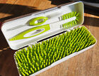 Boon Silicone Travel Baby Bottle Brush Set with Drying Rack in Carrying Case