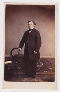 CDV  Vuagnat à Genève - Personnage à identifier - Vintage albumen print c.1863 - Picture 1 of 2