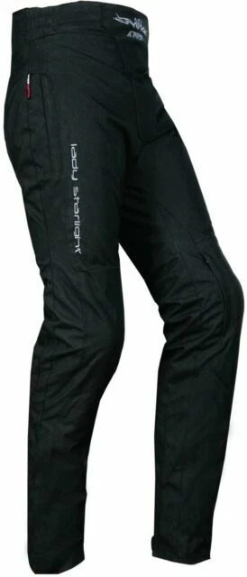 A-Pro CE Pantaloni Corazzati per Motocicli Impermeabili in Tessuto - Nero, EU 44