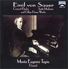 E. VON SAUER - Emil Von Seuer Piano Works - CD - **BRAND NEW/STILL SEALED**