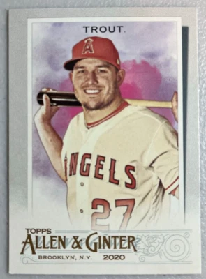 2020 Topps Allen & Ginter Mike Trout #85 NM - Image 1 of 2