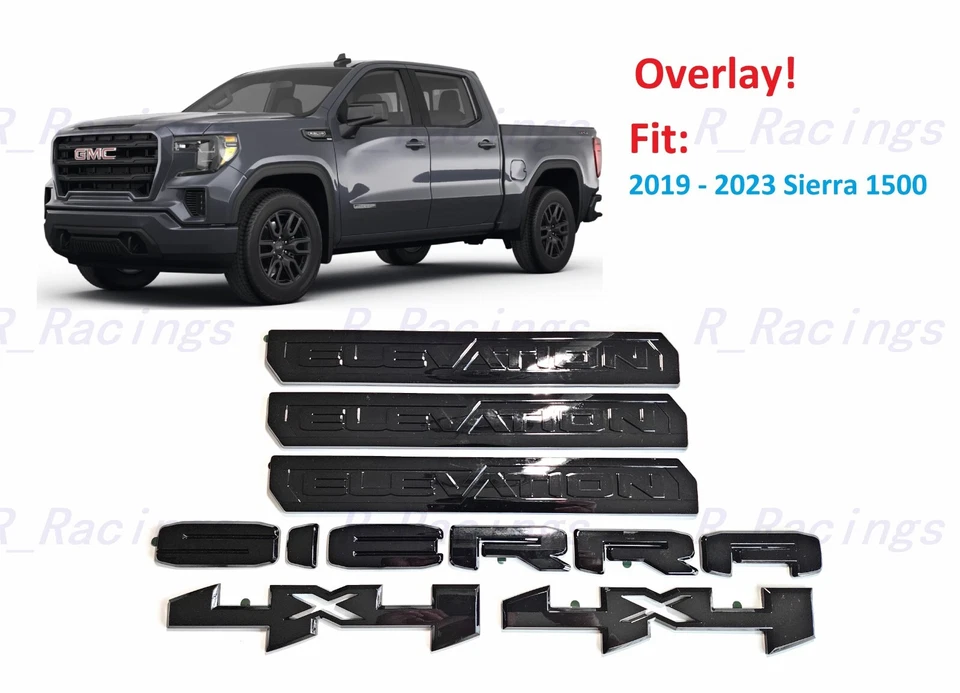 2019 - 2024 GMC Sierra OFF ROAD Bed Emblem 84682662 OEM