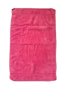 Callaway Milliken Pink Hand Towel Cotton Velour 1970 Retro Made USA Vintage - Picture 1 of 4