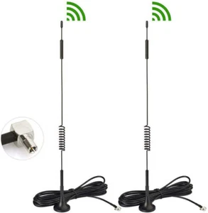 2X 4G LTE TS9 Omni Signal Booster Antenna Aerial For Netgear Nighthawk M1 MR1100 - Afbeelding 1 van 14