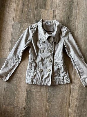 H&M Divided double breasted military short trench coat size small - Image 1 of 4