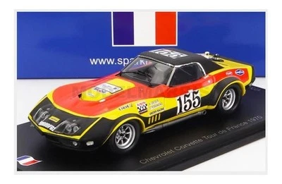 SPARK-MODEL SF283 CHEVROLET - CORVETTE C3 N 155 TOUR DE FRANCE 1970 H.GREDER - J - Immagine 1 di 2