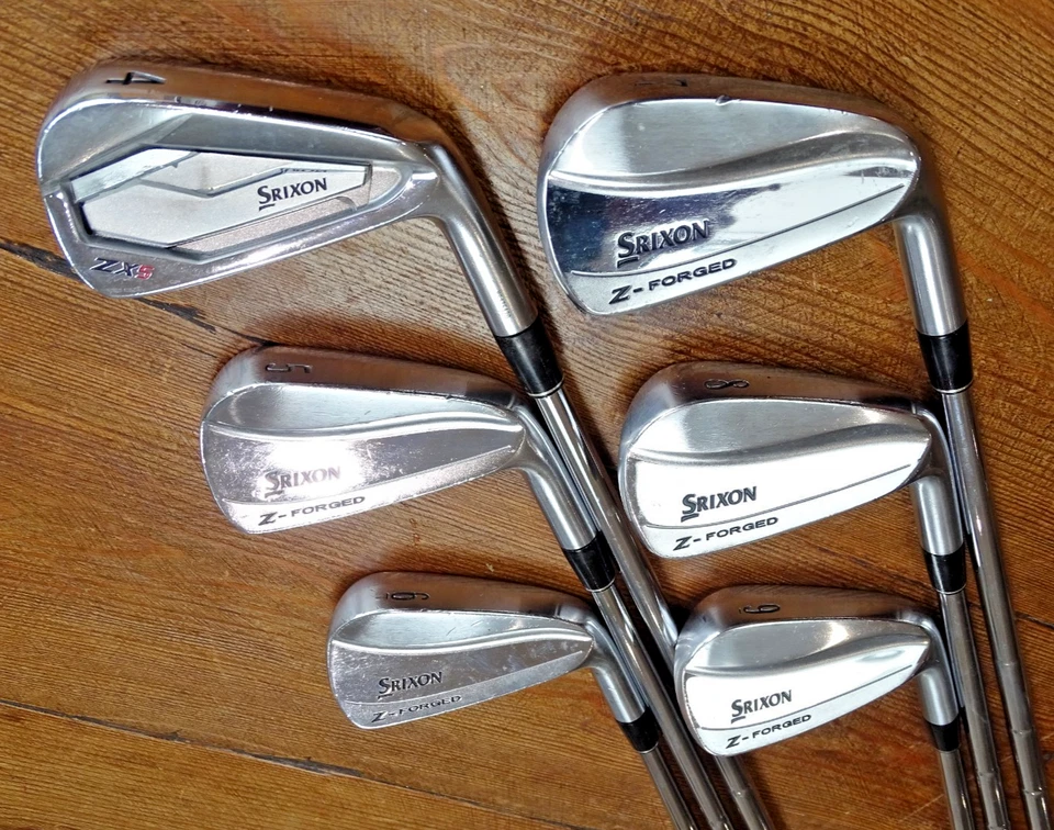Srixon ZX5 & Z-Forged 4-9 irons / Dynamic Gold 120 X100 / New grips! - Image 1 of 4