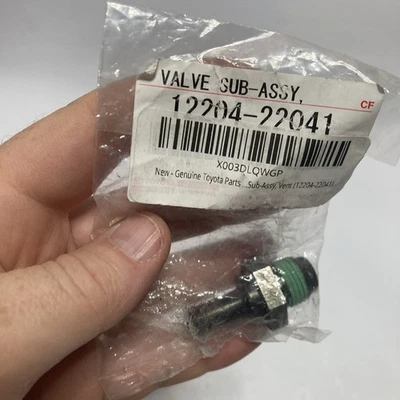 Genuine Toyota Parts - Valve Sub-Assy Vent 12204-22041 - Image 1 of 4