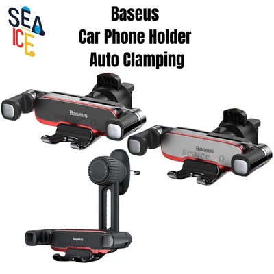 Baseus Gravity Car Phone Mount | Auto Clamp Air Vent Holder | 4.7-6.5" - Image 1 of 4