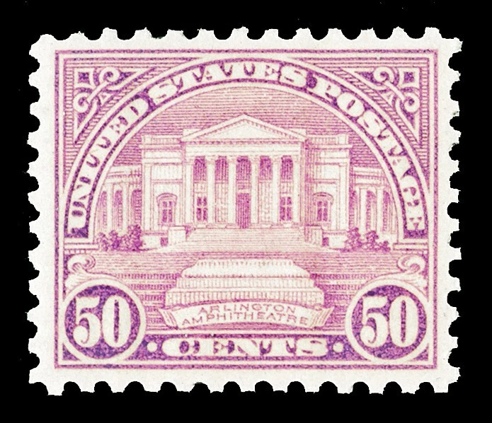 Scott 701 1931 50c Arlington Rotary Press Issue Mint VF OG NH Cat $50 Foto 1 de 1