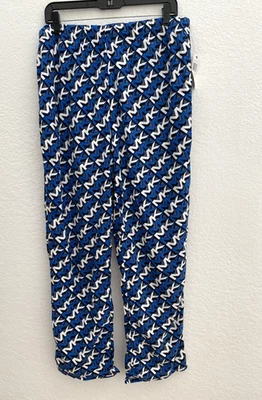 Nuevo con etiquetas Pantalones de pijama Michael Kors para hombre con logotipo de firma suave polar con bolsillos talla L Foto 1 de 4