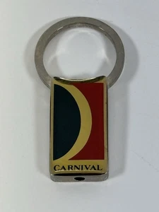 Carnival Cruise Lines Logo Metal Keychain Souvenir Key Ring - Afbeelding 1 van 3