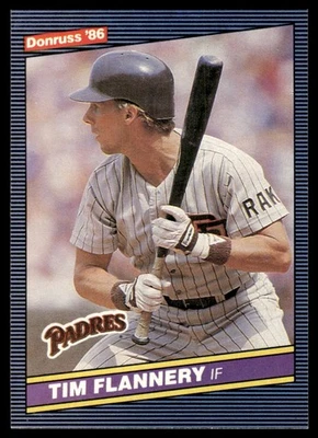 1986 Donruss Tim Flannery San Diego Padres #383 - Image 1 of 2