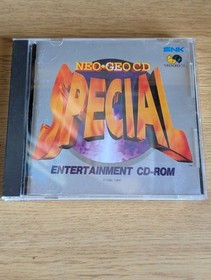 SNK NEO GEO CD SPECIAL NGCD NGCD-205 SNK 1995 w/ Case Manual Used