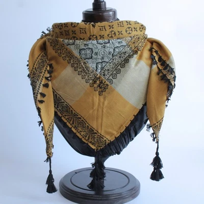 Bufandas Keffiyeh Shemagh Palestina Kantha, chal indio, bufanda mariposa Foto 1 de 4