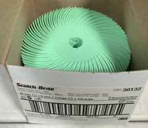 40% de descuento 68 cada disco de cerdas radiales 3M Scotch-Brite 3"x3/8" 1 micra 30132 - Imagen 1 de 1