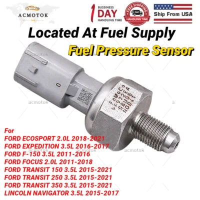 Sensor de presión de inyección de combustible para Ford Transit-150 Transit-250 2015-2021 3,5 L Foto 1 de 4