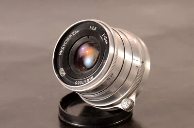 ⭐Serviced CLA INDUSTAR 26M Red P f2.8/52mm Lens For Leica FED Zorki M39 L39 Mint - Image 1 of 4