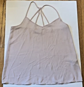Mujer Abercrombie & Fitch Beige Correa de Espagueti Cami Etiqueta Talla M - Imagen 1 de 3