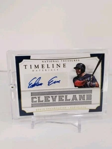 Parche autógrafo National Treasures Edwin Encarnación 2017 automático - Imagen 1 de 2