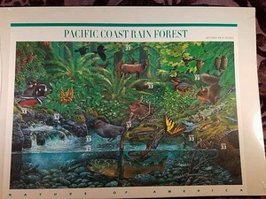 Mint Collectible 33 cent Stamps Pacific Coast rainforest # 446840 - Picture 1 of 6