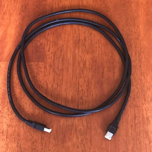 Firewire cable IEEE-1394 cable – 6 feet – black – - Picture 1 of 2