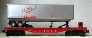 Lionel Flat Car ToFC ~ FRISCO ~ Piggyback Service - Rd#6801 - O 27 - Picture 1 of 7