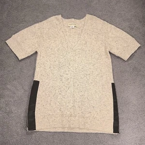 By Malene Birger Lotty Sweater Womens Extra Small Cream Knit Minimal Lagen Tunic - Picture 1 of 10