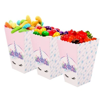 AMS PARTY & DECOR Unicorn Treat Box 36pk Celebrating Baby Shower Birthday Party - Image 1 of 4