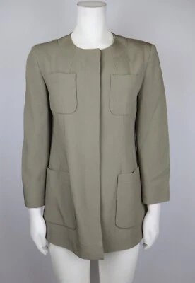 DKNY - CHAQUETA BLAZER TRAJE MUJER BEIGE - TALLA 6 Foto 1 de 4