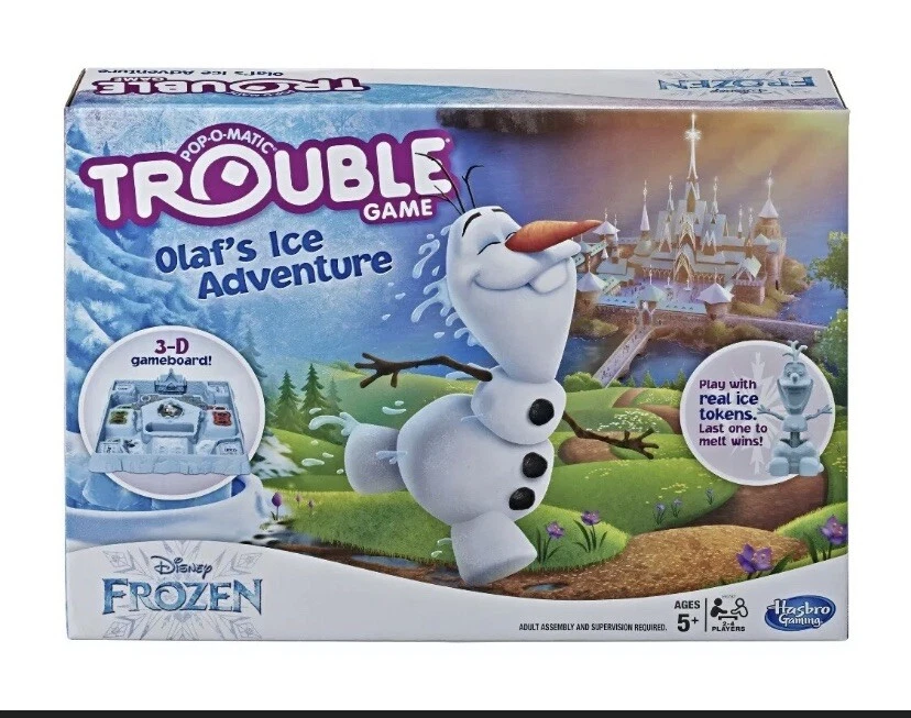 Trouble Disney Frozen Olaf's Ice Adventure Game for Kids Ages 5 and up G165