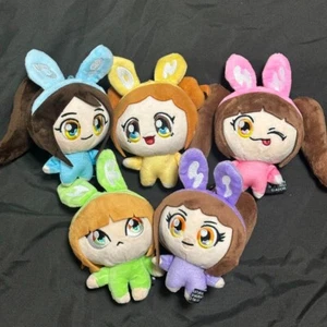 Newjeans x Takashi Murakami Plush Keyring Set of 5 Kaikai Kiki Japan USED/MINT - Picture 1 of 8