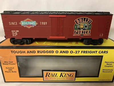 MTH RAILKING BULLY PORTER DOG BEER REEFER CAR 30-78059! FOR O GAUGE SET BULL - Image 1 of 3