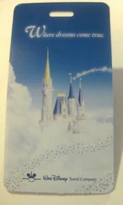 Disney Luggage Tag Where Dreams Come True Walt Disney Travel Company - Picture 1 of 2