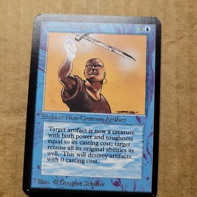 MTG ANIMATE ARTIFACT Alpha Magic The Gathering Limited Old School 1993 NM-Mint - Image 1 of 4