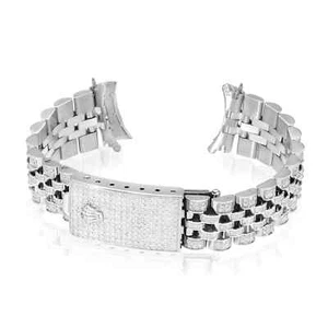 Rolex Datejust Custom 4CTW Natural Diamond Jubilee 31mm Watch Bracelet - Picture 1 of 5