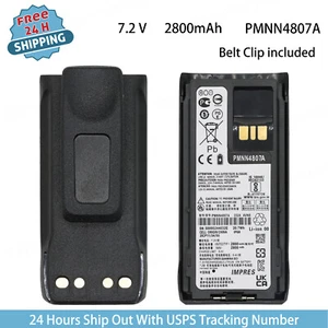 Battery PMNN4807 PMNN4808A For Motorola R7 Radio Free Fast Shipping 7.2V 2800mAh - Picture 1 of 7